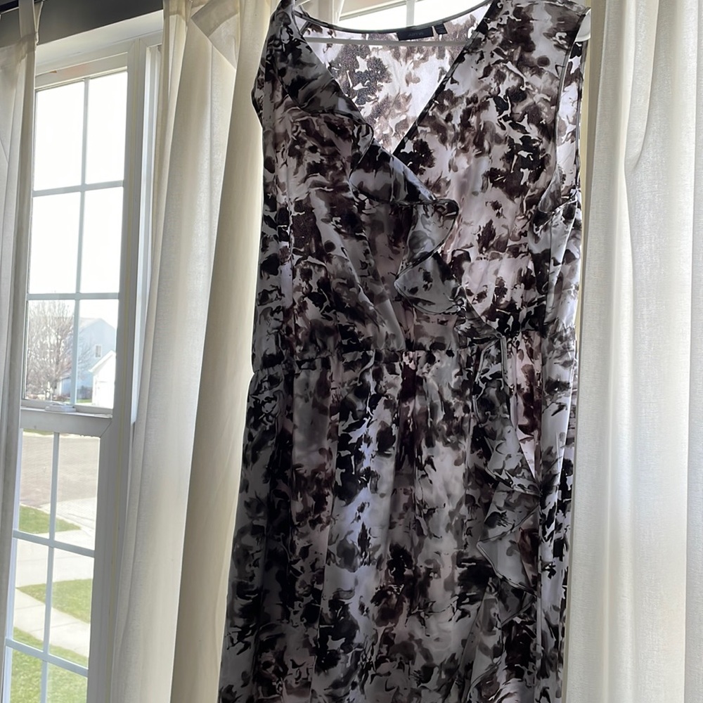 Black and white summer dress